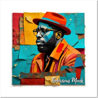 Thelonious Monk // Paper Art Posters and Art